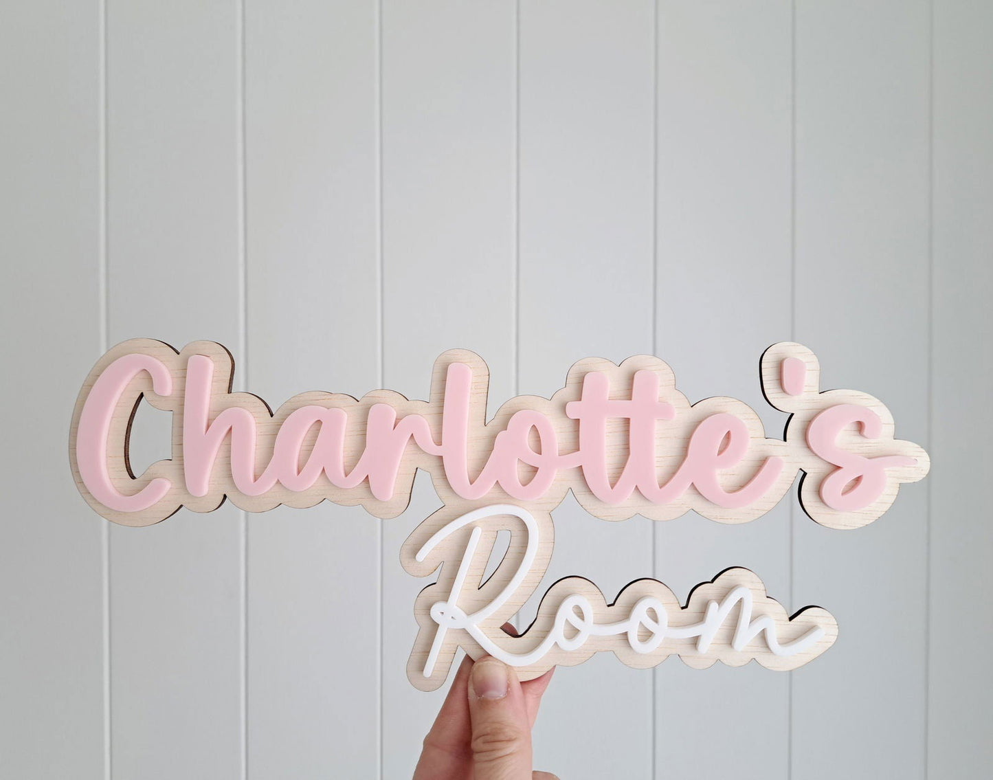 Bedroom Door Name Plaque - Lou James Creations
