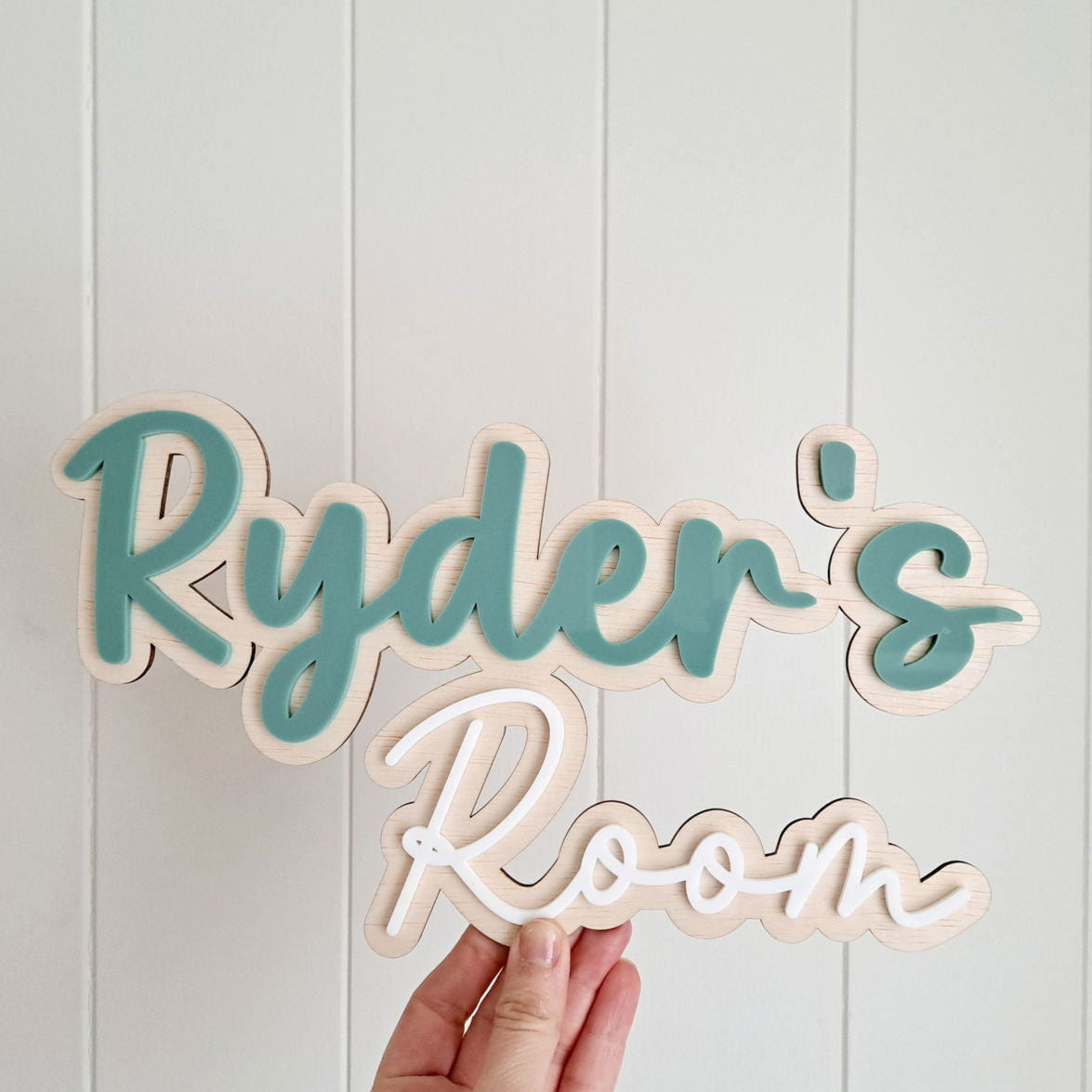 Bedroom Door Name Plaque - Lou James Creations