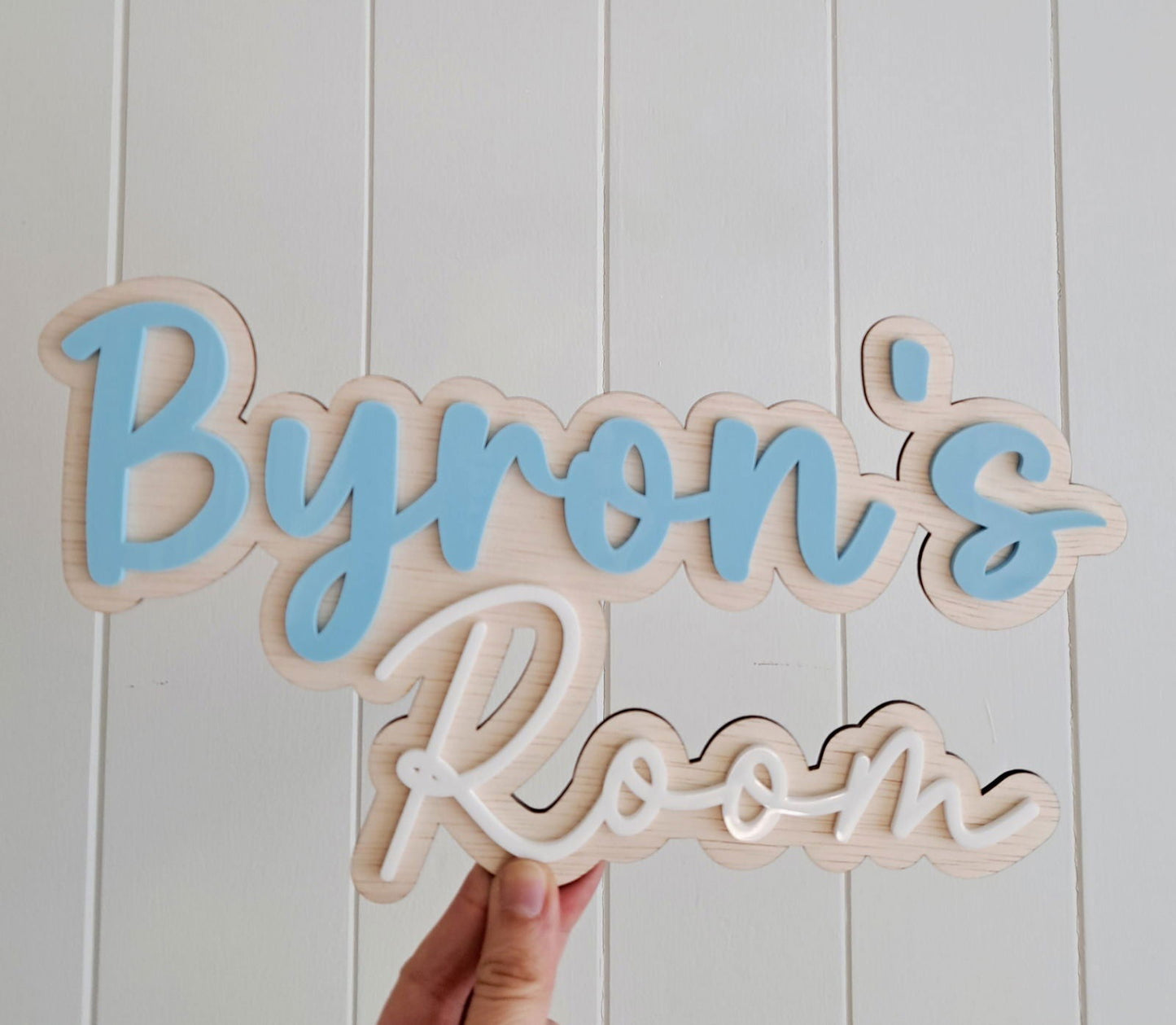 Bedroom Door Name Plaque - Lou James Creations