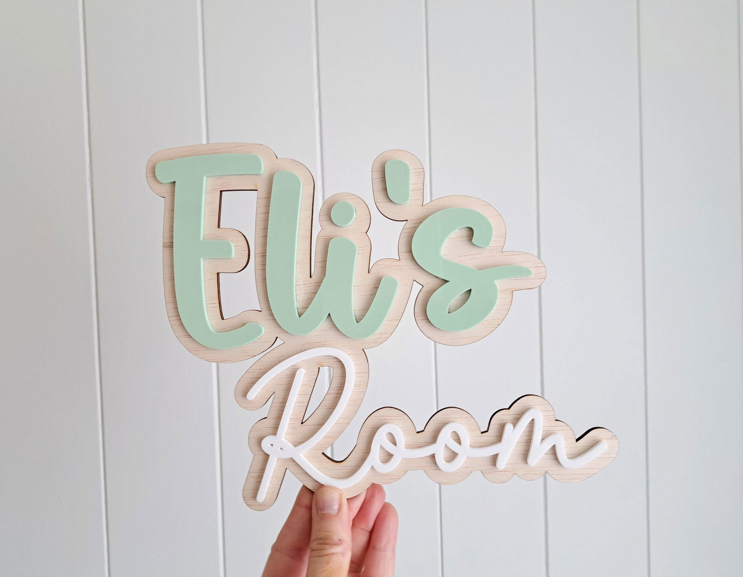 Bedroom Door Name Plaque - Lou James Creations