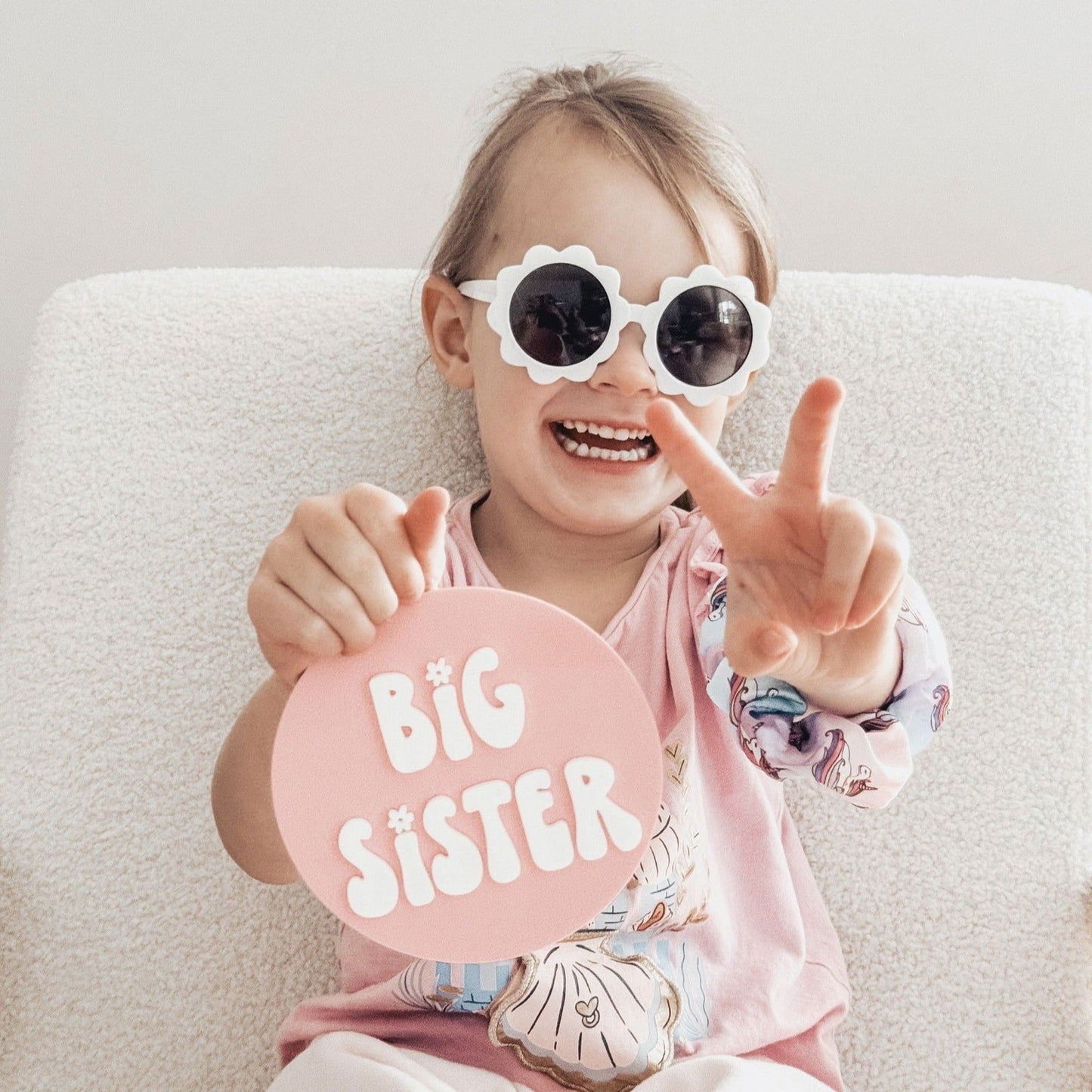 Big Sister Announcement Plaque - Lou James Creations