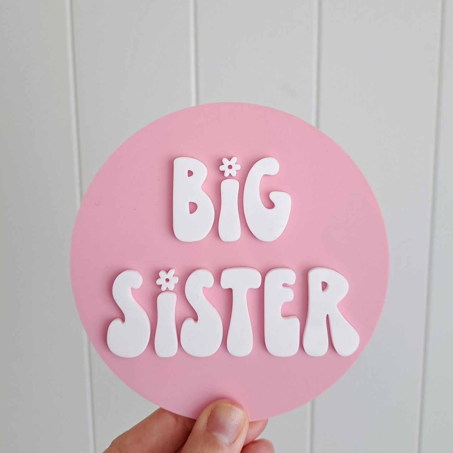 Big Sister Announcement Plaque - Lou James Creations