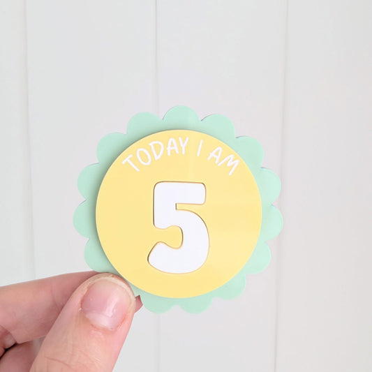 Birthday Badge - Lou James Creations