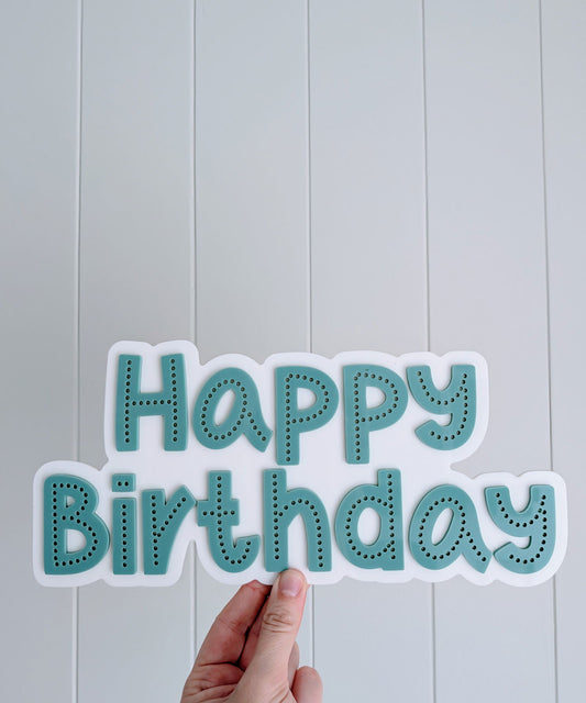 Birthday Dots Crate - Interchangeable for Christmas and Easter - Lou James Creations