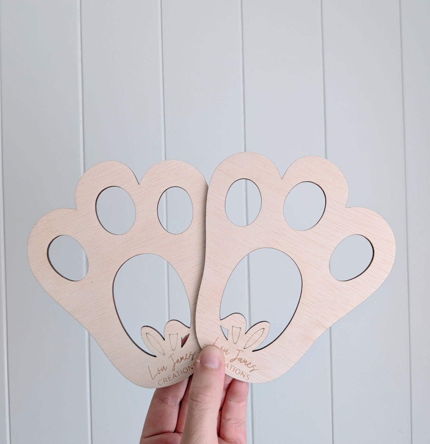 Bunny Feet Stencil - Lou James Creations