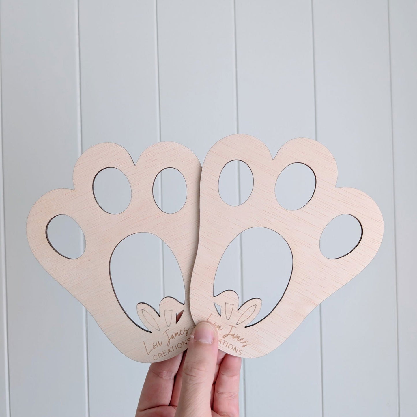 Bunny Feet Stencil - Lou James Creations