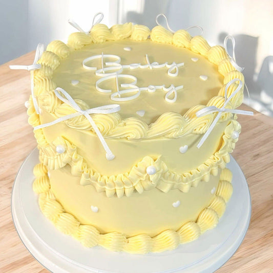 Cake Topper Flat Lay - Lou James Creations