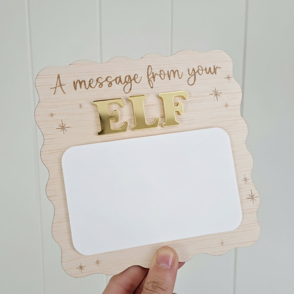 Christmas Elf Message Board - Lou James Creations