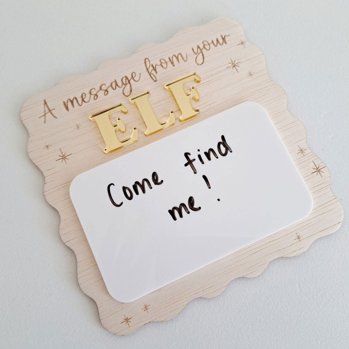 Christmas Elf Message Board - Lou James Creations