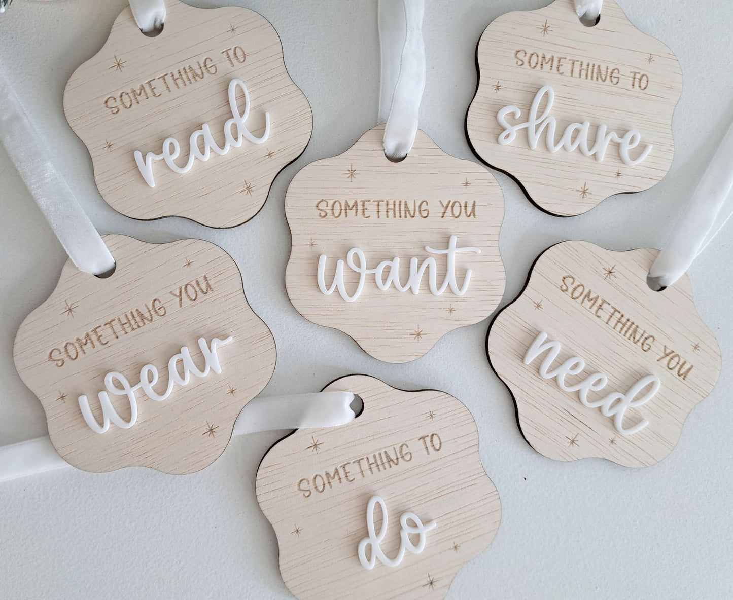 Christmas Gift Tag Set - 'Something you' - Lou James Creations