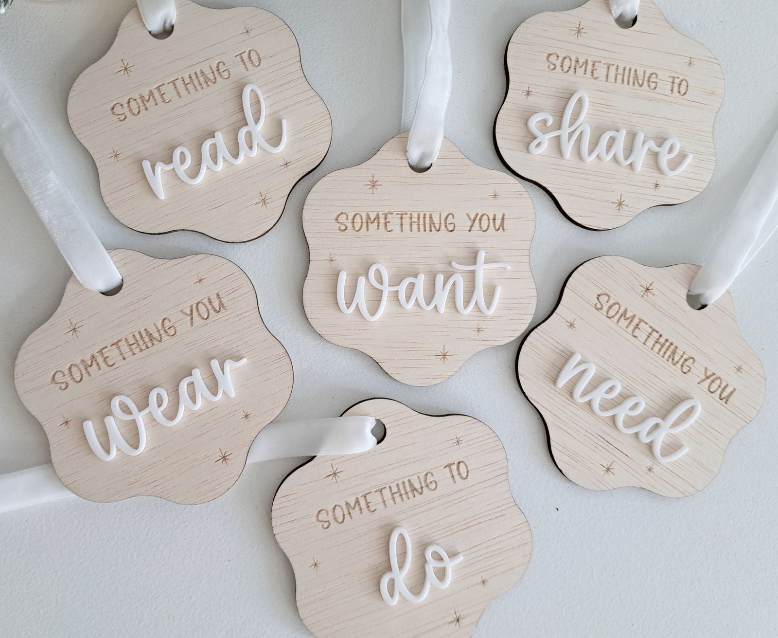 Christmas Gift Tag Set - 'Something you' - Lou James Creations