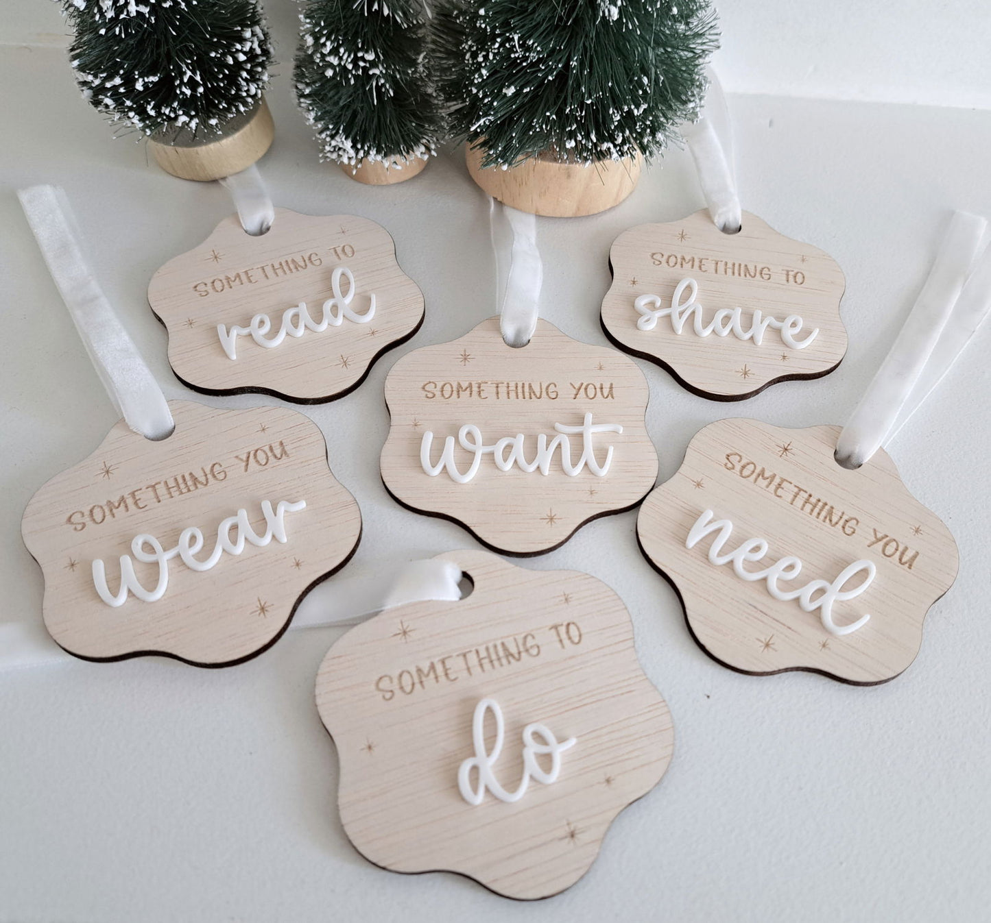 Christmas Gift Tag Set - 'Something you' - Lou James Creations