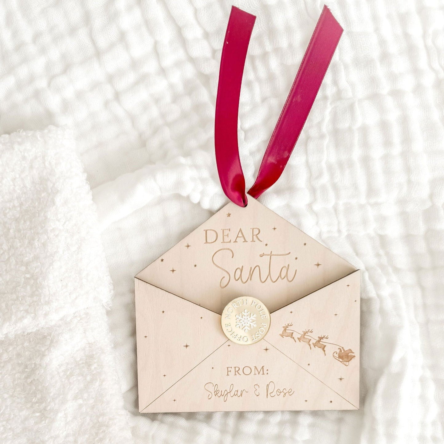 Christmas Letter to Santa Envelope - Lou James Creations