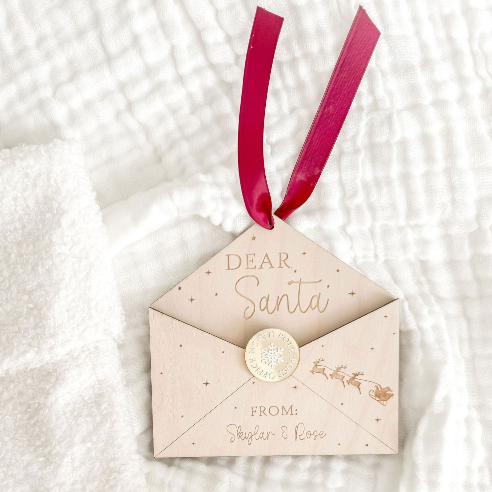 Christmas Letter to Santa Envelope - Lou James Creations