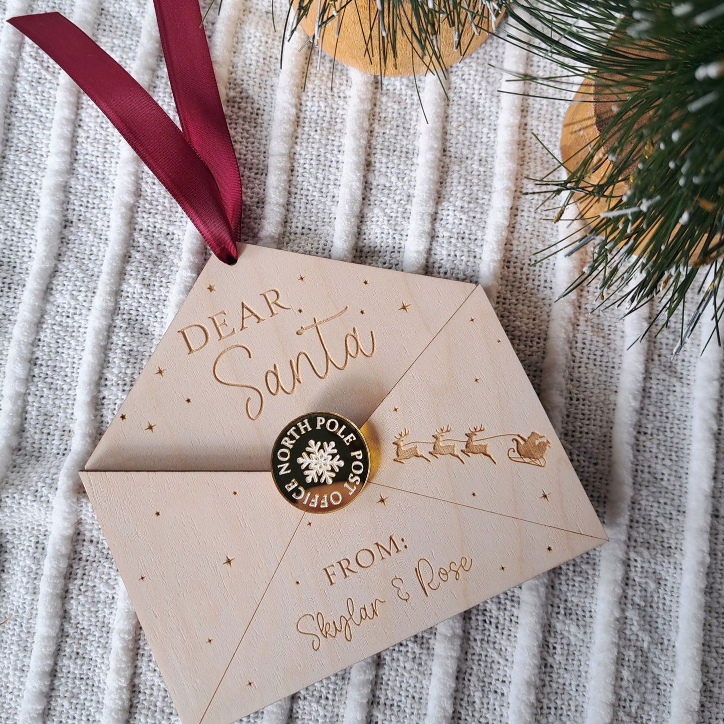 Christmas Letter to Santa Envelope - Lou James Creations