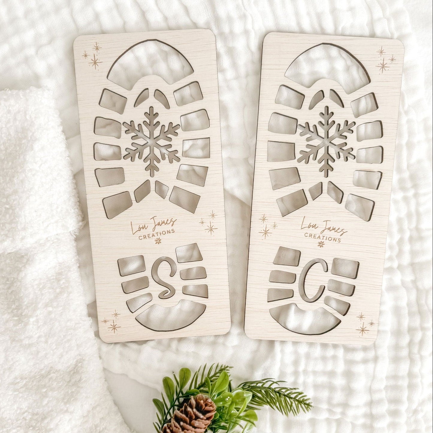 Christmas Santa Boot Stencils - Lou James Creations
