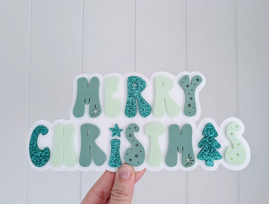 Christmas Star Crate - Interchangeable for Easter and Birthday - Lou James Creations