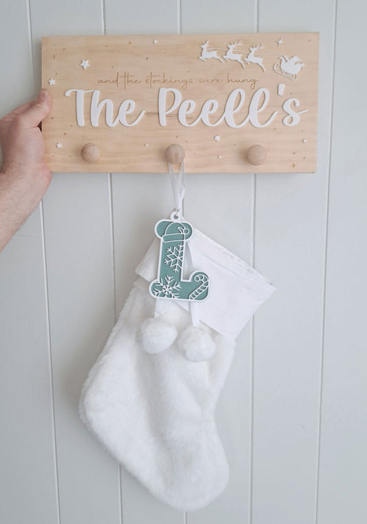 Christmas Stocking Holder - Lou James Creations