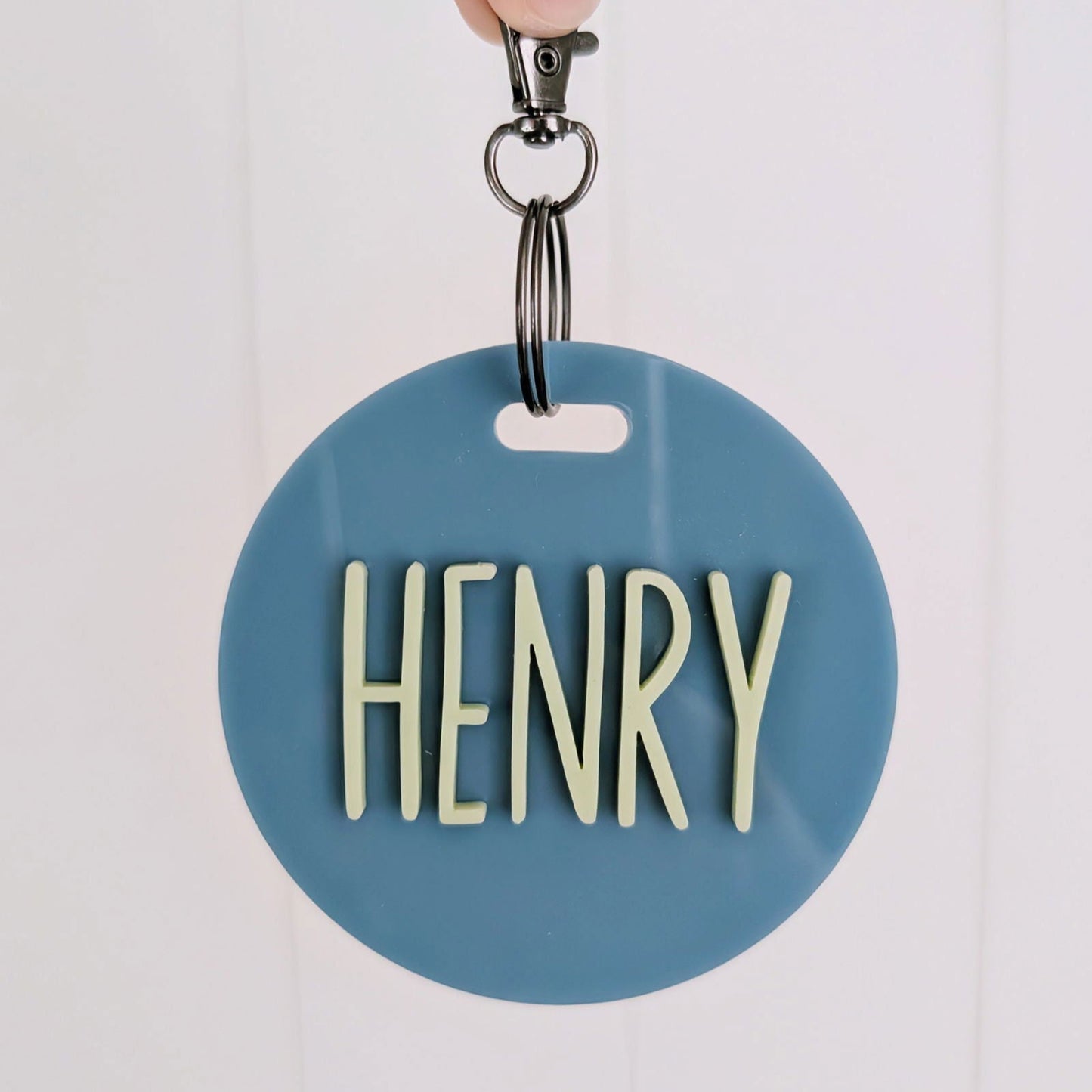 Circle Bag Tag - Lou James Creations