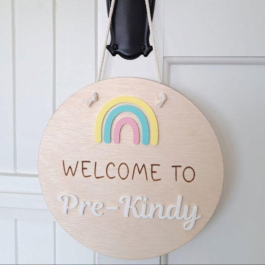 Classroom Rainbow Sign - Lou James Creations