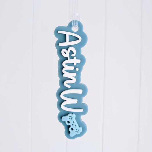 Double Layer Bag Tag with Decal - Lou James Creations