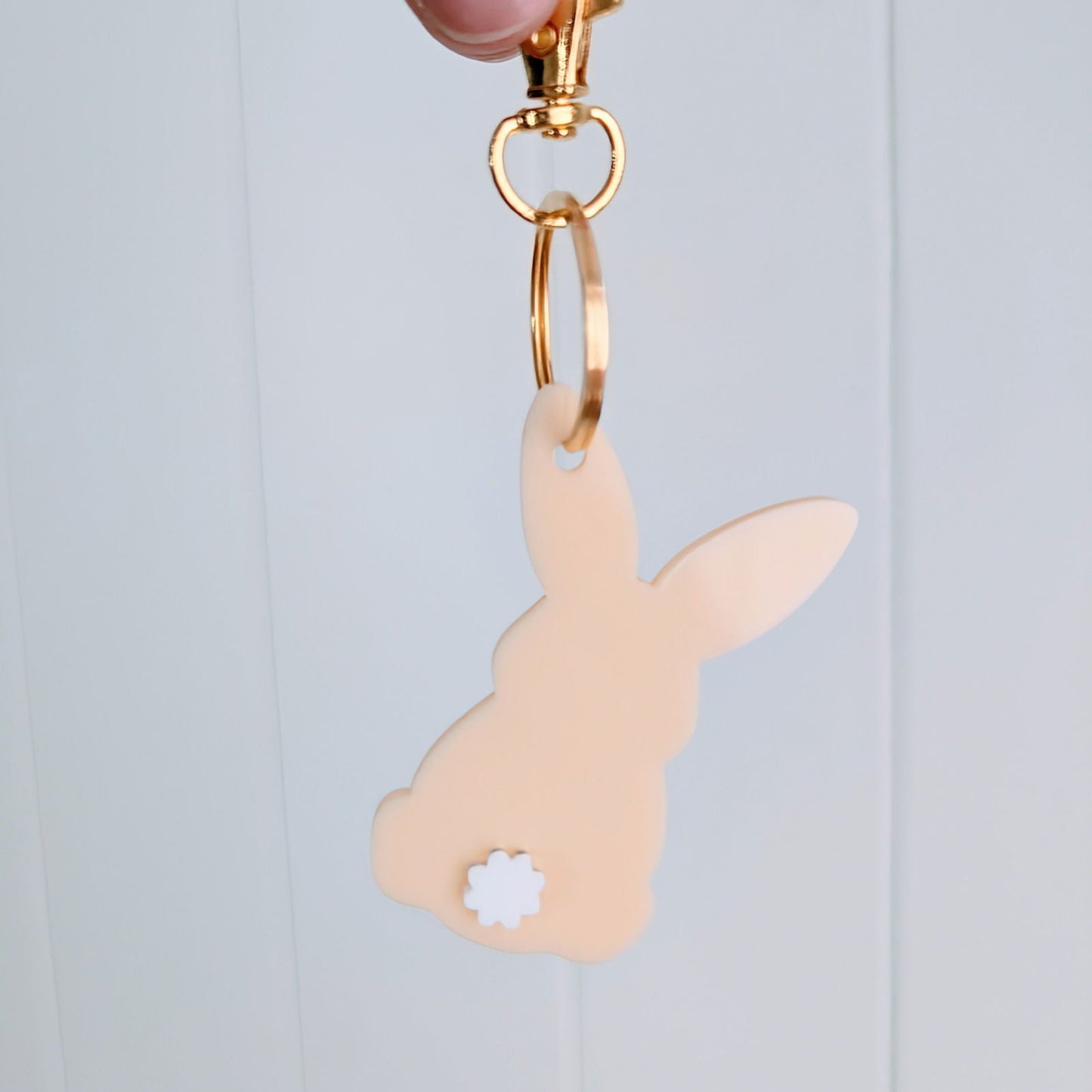 Easter Bunny Keyring - Lou James Creations