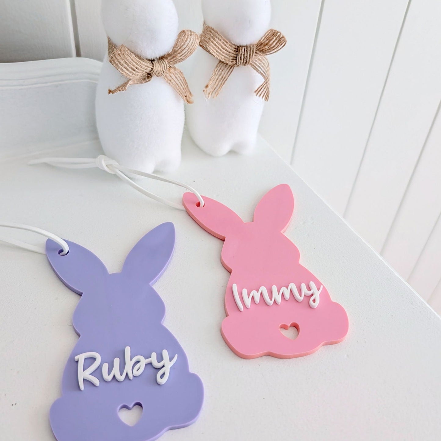 Easter Bunny Tag - Lou James Creations