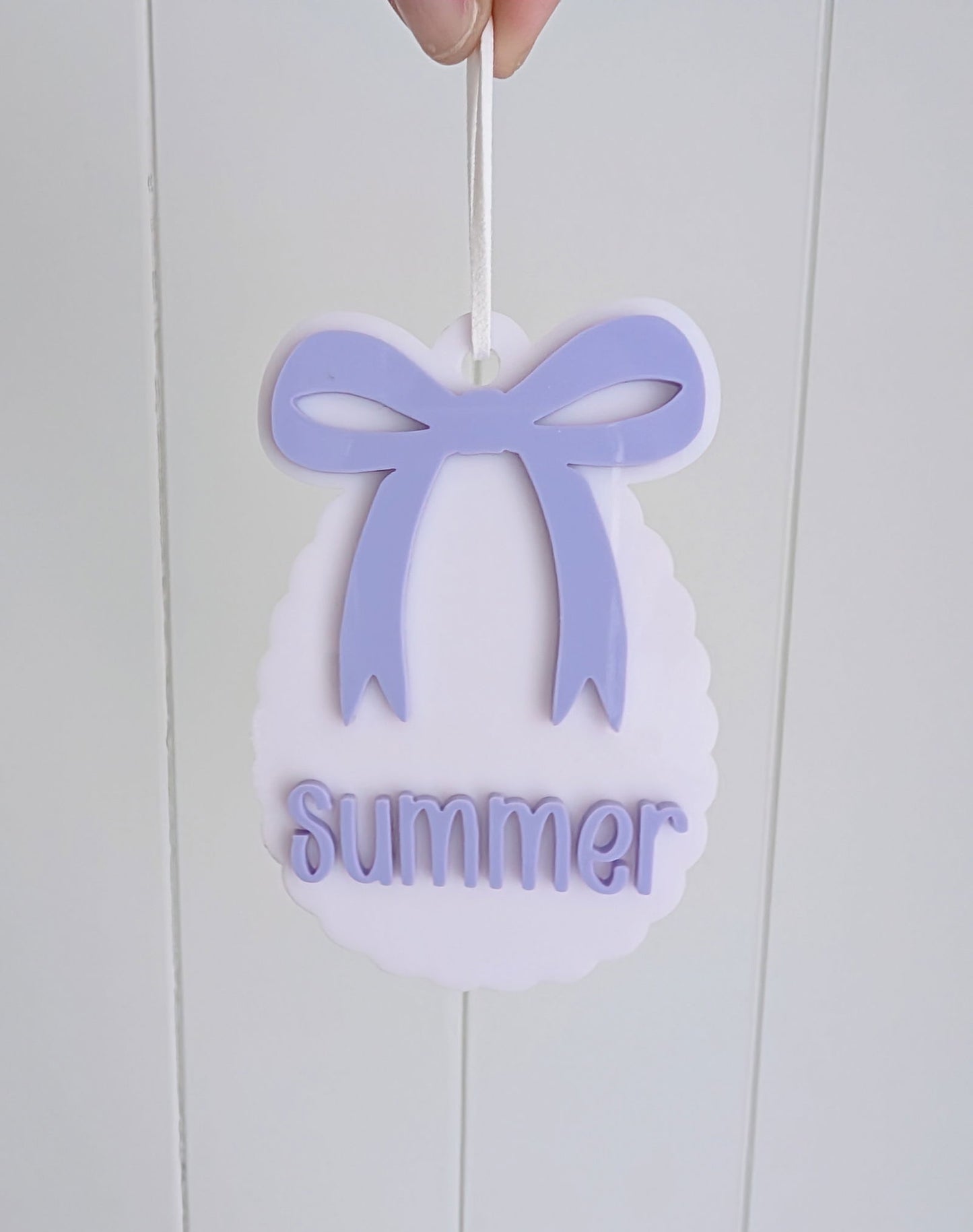 Easter Egg Bow Tag - Lou James Creations
