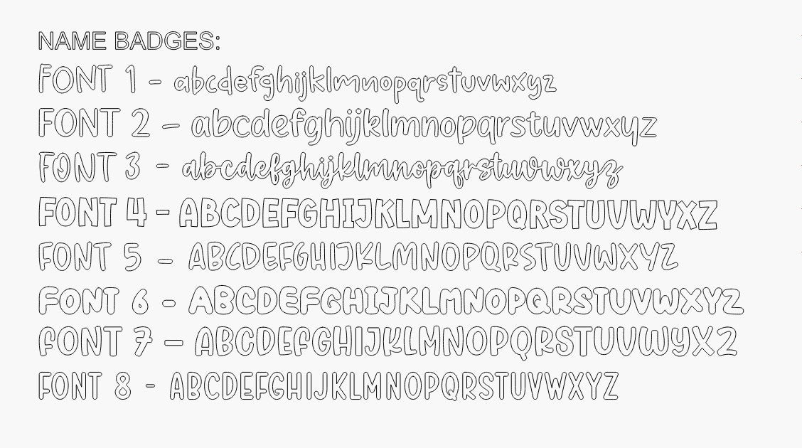 Name Badge - Hello My Name is