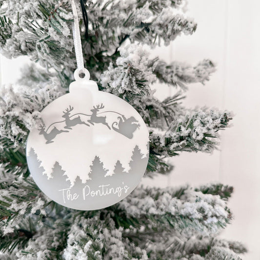 Family Bauble Christmas Ornament - Lou James Creations
