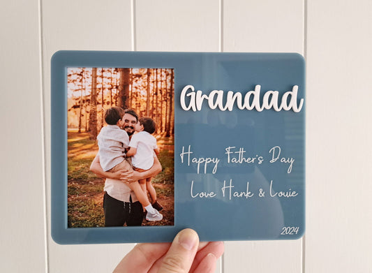 Father's Day Acrylic Photo Frame - Lou James Creations