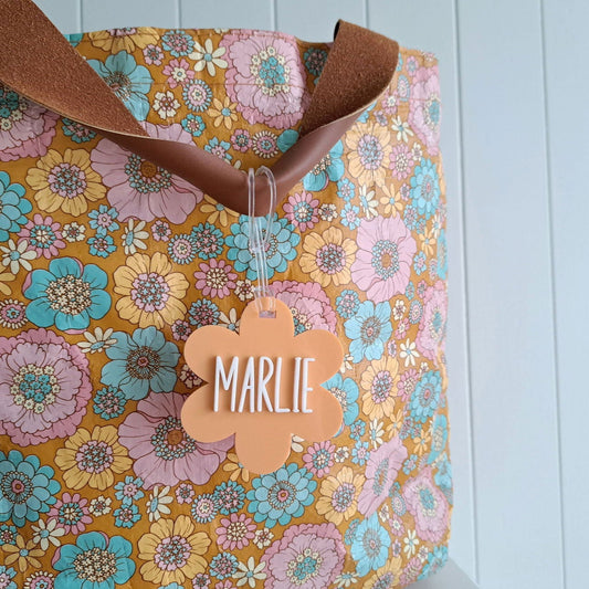 Flower Bag Tag - Lou James Creations