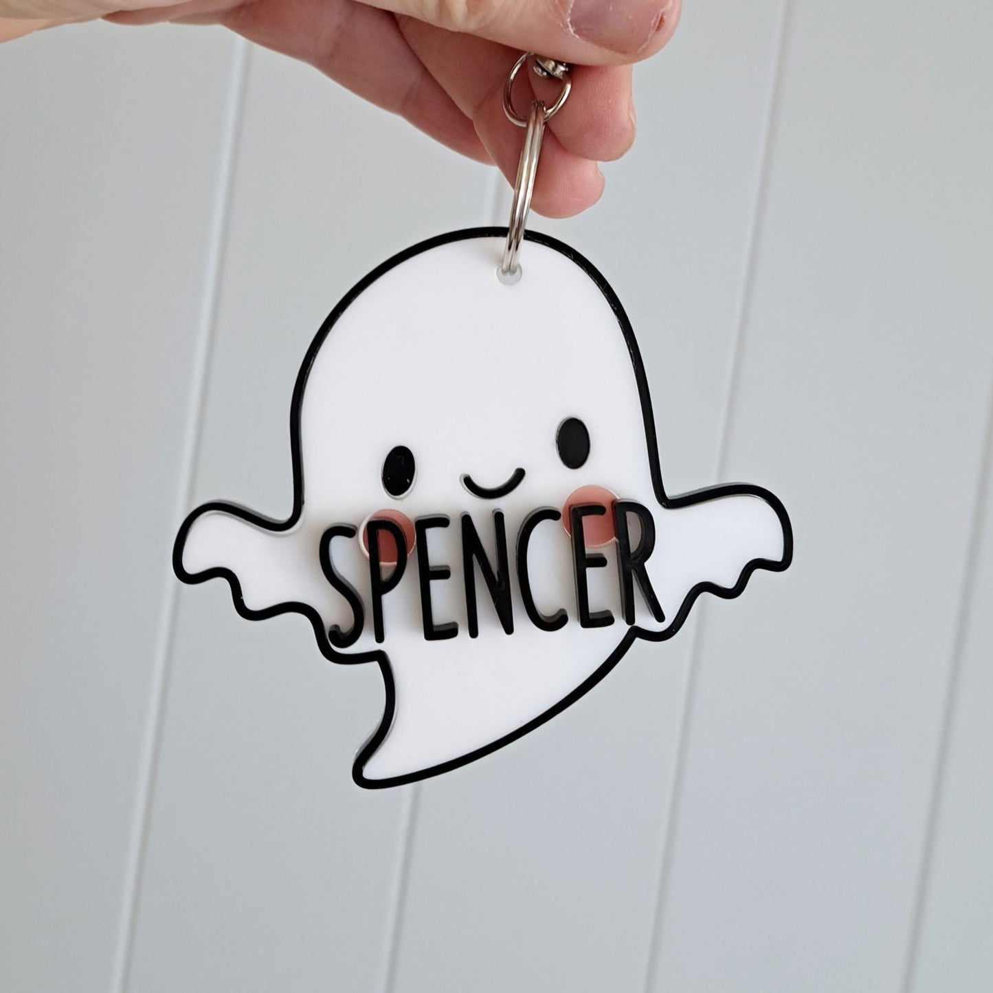 Halloween Ghost Keyring - Lou James Creations