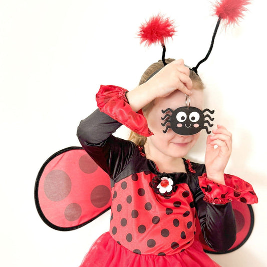 Halloween Spider Keyring - Lou James Creations