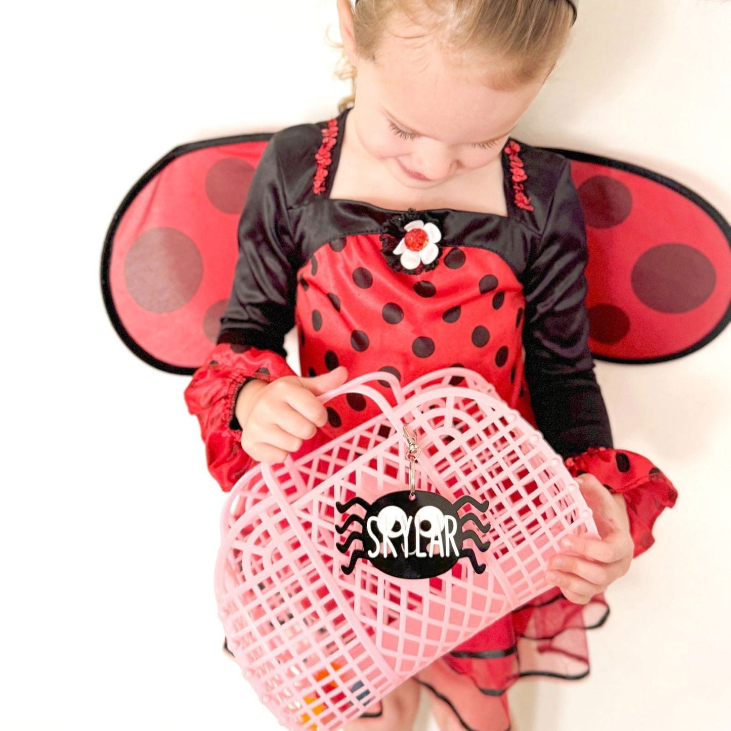 Halloween Spider Keyring - Lou James Creations