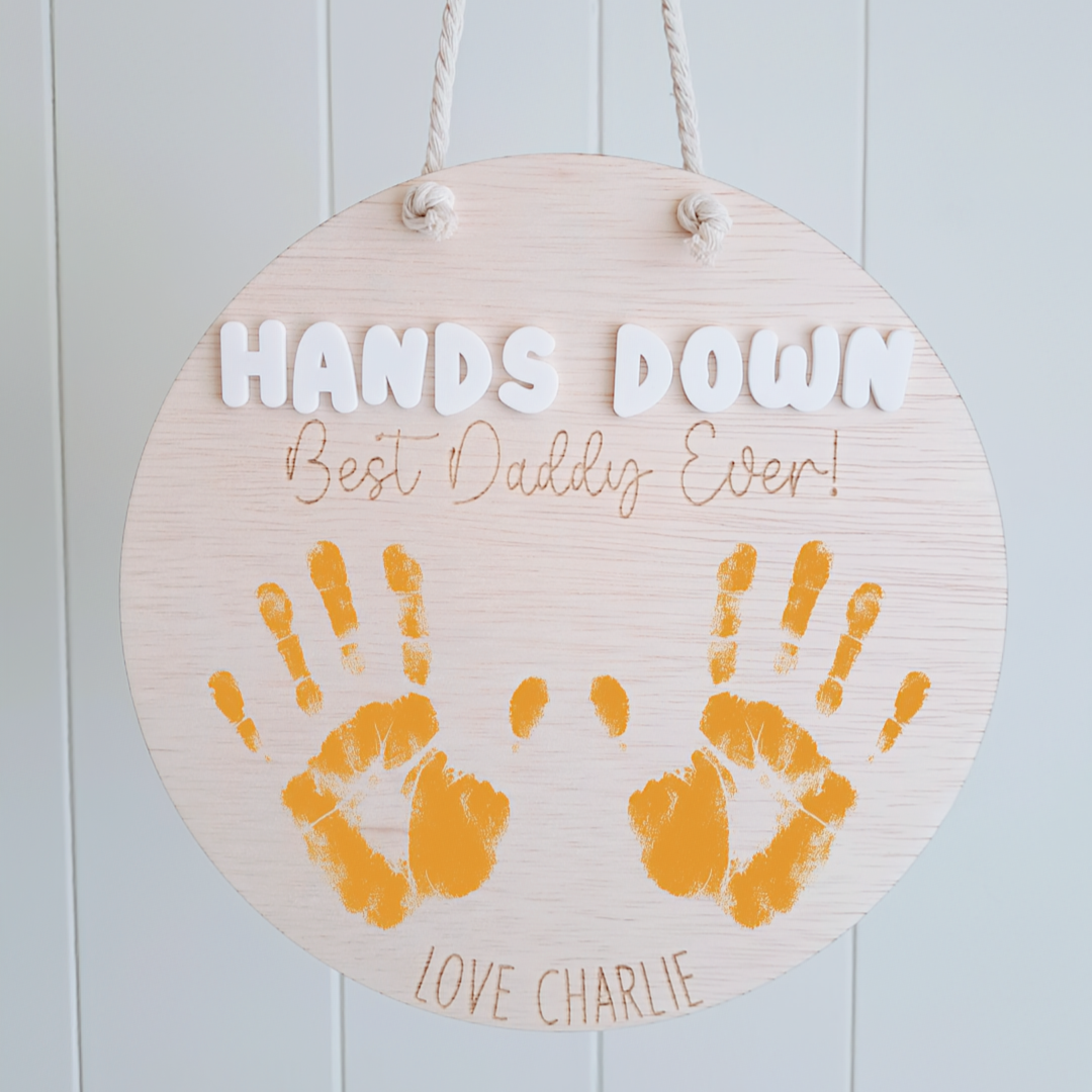 Hands Down Best Dad / Best Mum - Circle