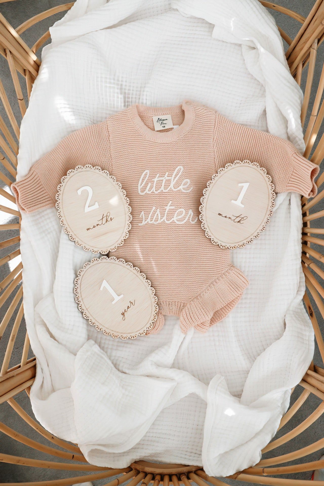 Vintage Milestone Oval Plaque - Interchangeable Set