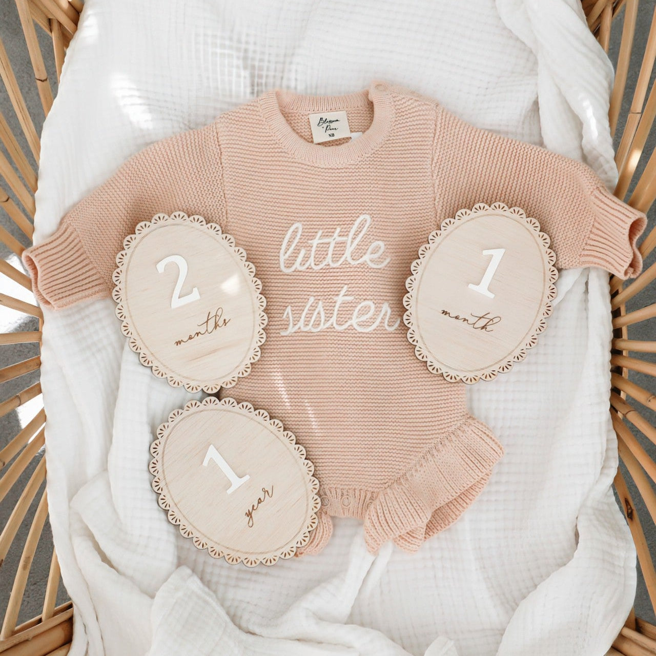 Vintage Oval Birth Announcement Plaque