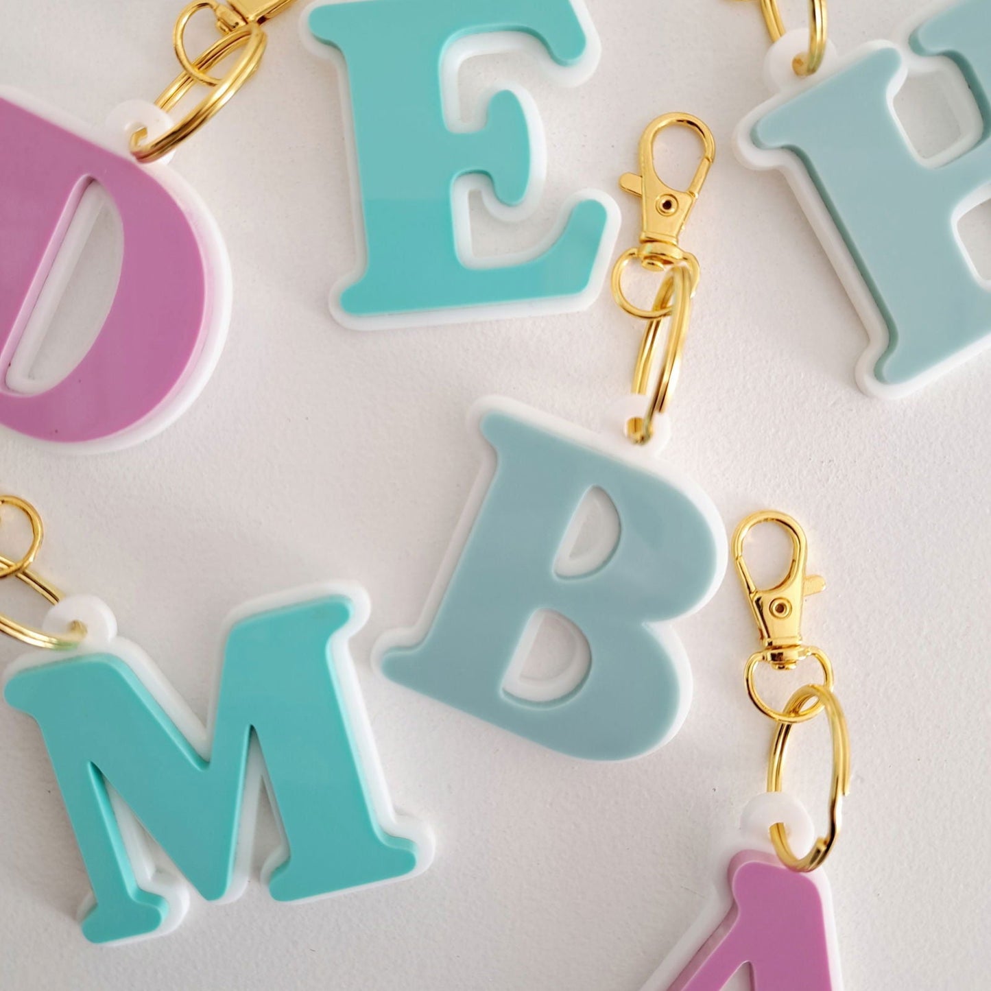 Letter Keyring - Lou James Creations