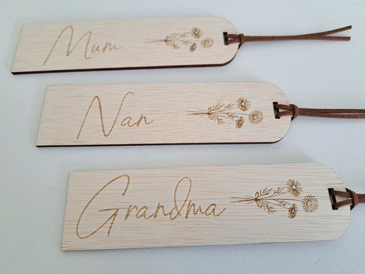Mother's Day Wooden Bookmark - Lou James Creations
