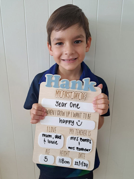 My First Day / My Last Day Board - Lou James Creations