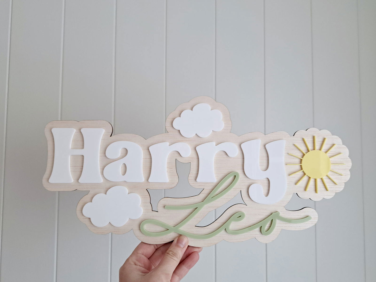 Name Plaque with Sun - Lou James Creations
