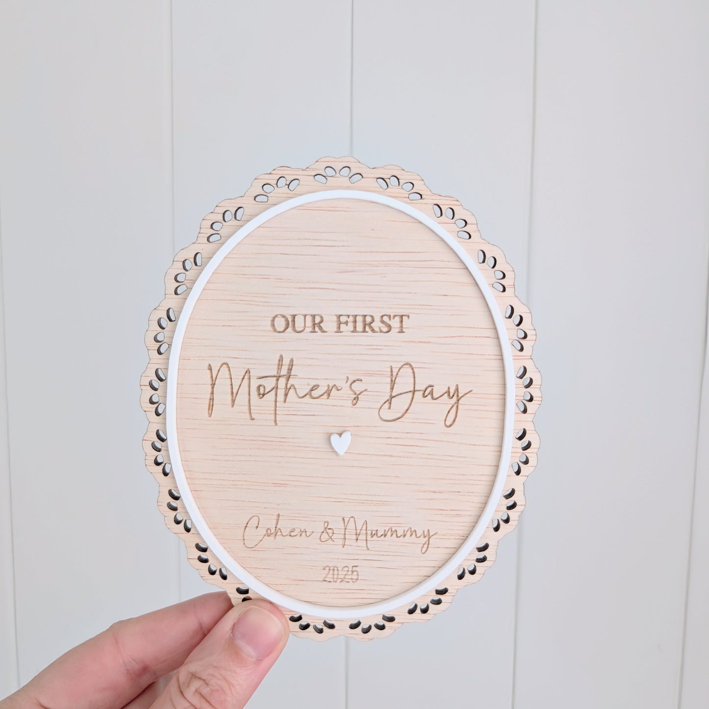 Our First Mother's Day Plaque