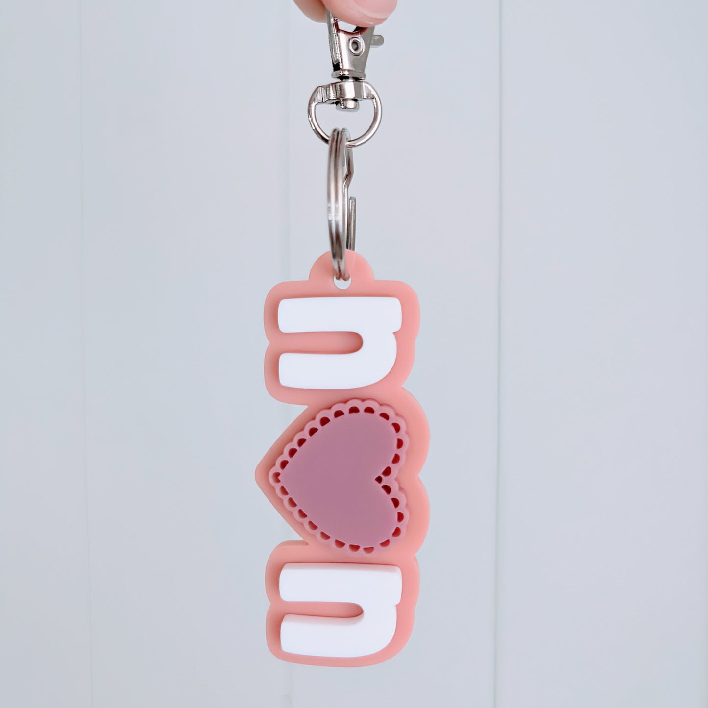 Mother's Day Heart Keyring