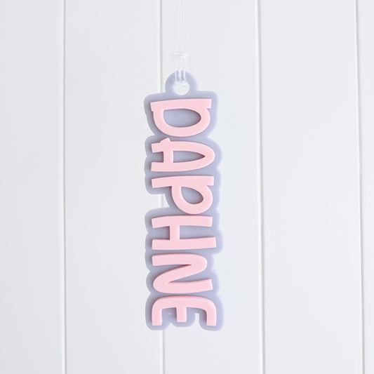 Personalised Acrylic Bag Tag