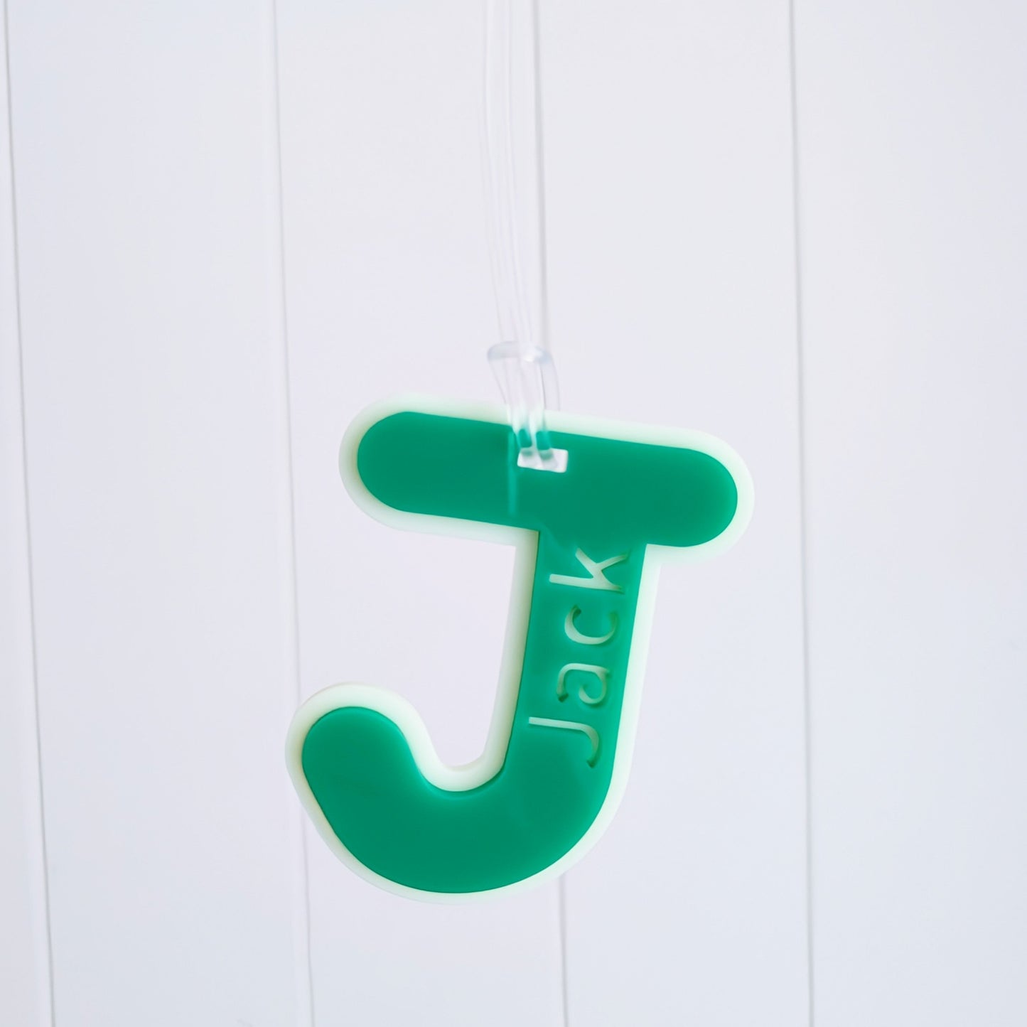 Letter Bag Tag - Double Layer