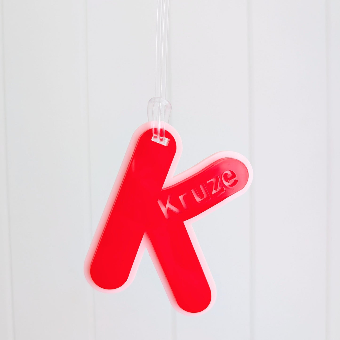 Letter Bag Tag - Double Layer