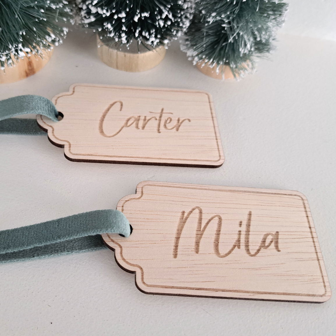 Personalised Gift Tag - Engraved Name - Lou James Creations