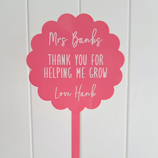 Plant Stake - Scallop - Lou James Creations