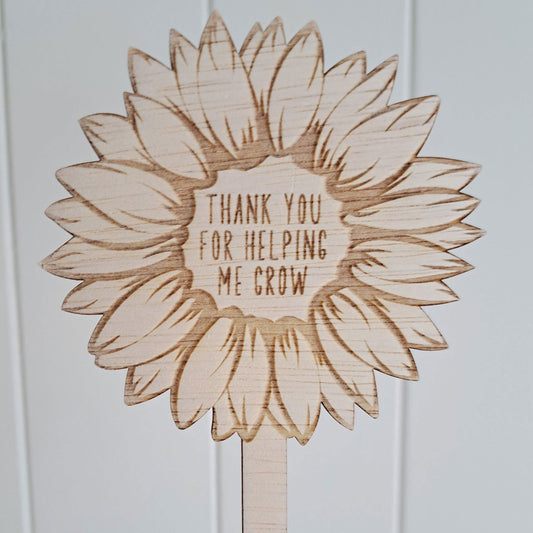 Plant Stake - Sunflower - Lou James Creations
